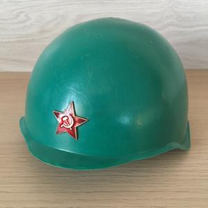 Игрушка СССР   Шлем, детский со звездой