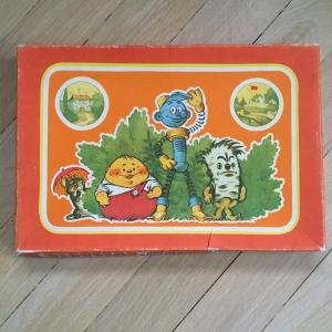 Настольная игра СССР 1985  Игра Непоседа, Мякишь и нетак, инструкция, игровое поле