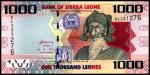 1000 леоне 2010  Сьерра - Леоне