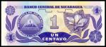 Банкнота иностранная 1991  Никарагуа, 1 сентаво