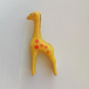Игрушка СССР   Солдатик, Жираф, Колкий пластик