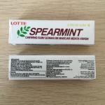 Жевательная резинка 2018 LOTTE Spearmint, 5 пластинок