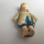 Игрушка СССР   Солдатик, Кукла в национальном костюме, колкий пластик