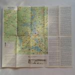 Буклет - карта - схема 1970  озеро Селигер