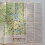 Буклет - карта - схема 1970  озеро Селигер