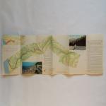 Буклет - карта - схема 1974  К озеру Рица и Черному морю