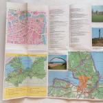 Буклет - карта - схема 1987  Ленинградская область