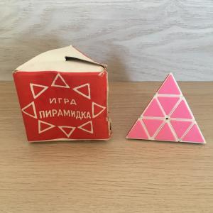 Головоломка СССР 1986  пирамидка, в коробке, складское хранение