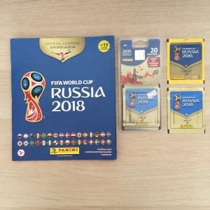 Альбом для наклеек 2018 Panini FIFA World Cup Russia чистый и 6 пакетов с наклейками
