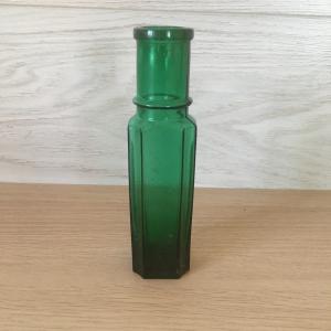 Аптечный флакон 1920  Старинный, бутылочка, зеленое стекло, медицина, Германия