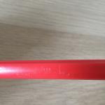 Ручка шариковая СССР   Аврора союз 17 см стержня нет красная трехгранная