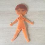 Кукла на шарнирах СССР   полиэтилен, 27 см
