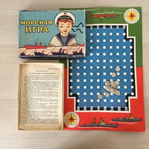 Настольная игра СССР 1981  Морская игра