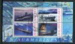 Блок иностранных марок 2010  Подводные лодки, субмарины