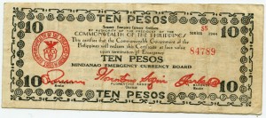 10 песо 1944  Филиппины