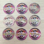 Кепсы, фишки из 90-ых   Pokemon, Покемон, 9 шт, цена за все