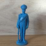 Игрушка солдатик СССР   гусар, синий, без штыка