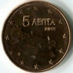 5 евро центов   Греция
