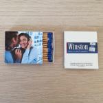 Спички сувенирные   Реклама сигарет, Winston, 2 шт. цена за пару