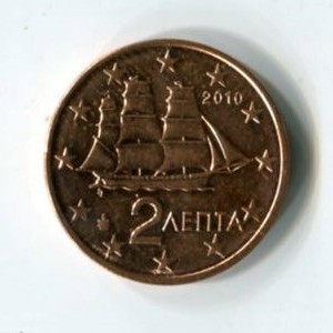 2 евро цента   Греция