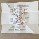 Схема метрополитена 1980  линий Московского Метрополитена ордена Ленина