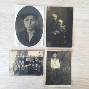 Фотография СССР   довоенные, дети, 4 шт, Цена за все