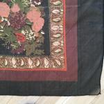 Головной платок СССР   Цветочный принт, шифон , 87х82 см