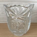 Конфетница СССР   ваза, вазочка, прессованное стекло, 12х13,5 см
