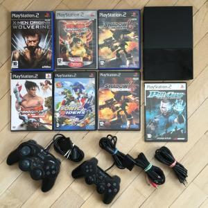 Игровая приставка   Sony PlayStation 2, PS, ПС, SCPH-90008, Рабочая