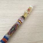 Ручка шариковая СССР   цветной пластик, зона, кич, 19 см.