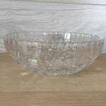 Салатница СССР   ваза, вазочка, прессованное стекло, 19х6,8, люкс