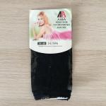 Женские носки   AIBA гипюровые, ажурные, черные