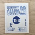 Наклейка для альбома 1998 Merlin Merlin Calcio 98 номер 153