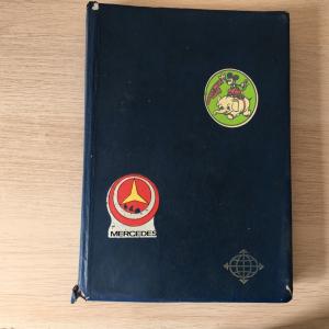 Альбом для марок СССР   12 листов, 7 полос на листе, сильно БУ
