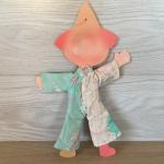 Кукла на шарнирах СССР   Клоун, шарнирная, полиэтилен, 29 см, в одежде