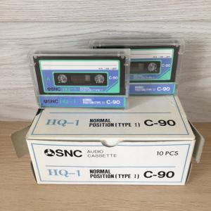 Аудиокассета   SNC HQ-1, Type-I, C-90, запечатанная, из блока, цена за 1 