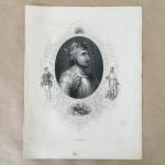 Европейская гравюра 19 века   Stephen taken Prisoner, король Англии Стефан из Дома Блуа