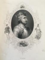 Европейская гравюра 19 века   Stephen taken Prisoner, король Англии Стефан из Дома Блуа