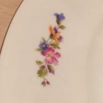 Фарфоровая тарелка  Pirkenhammer цветы, Pirkenhammer, Avignon, Чехословакия, царапки