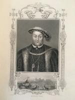 Европейская гравюра 19 века   Король Англии Генрих VIII, Henry VIII 