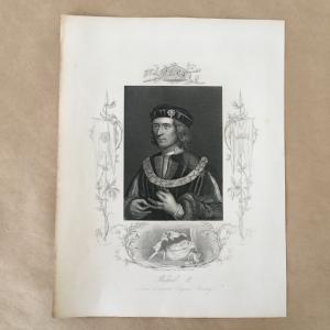 Европейская гравюра 19 века   Король Англии Ричард III, Richard III