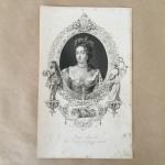Европейская гравюра 19 века   Королева Англии Анна, Queen Anne