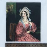 Дореволюционная иллюстрация   Портрет неизвестной девушки, Англия, XIX век