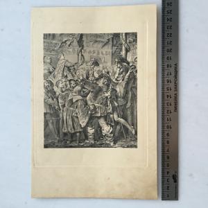 Дореволюционная иллюстрация   Генрих V отвергает Фальстафа