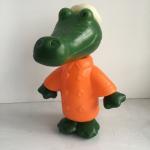 Кукла СССР   Крокодил Гена, полиэтилен, дутыш, дутик, 24 см, редкий