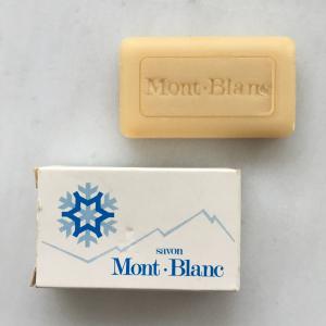 Мыло туалетное 90-ых   Mont Blanc, Франция, 15 гр.