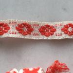 Винтажное кружево СССР   тесьма, плетение, вязаное, ажурное, 210 см, цена за отрез