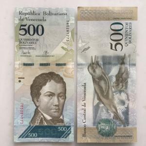 Банкнота иностранная 2018  Венесуэла, 500 боливара, UNC