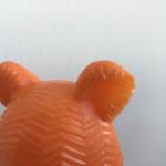 Игрушка СССР   мишка, медведь, 13к, Пластмасса, клеймо, узор