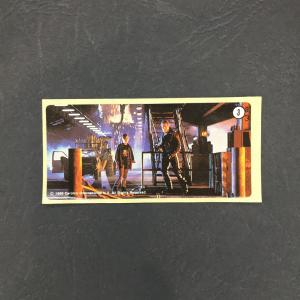 Наклейка от жевательной резинки 1990 Dunkin 90-ых. Terminator, Терминатор, оригинал, №3